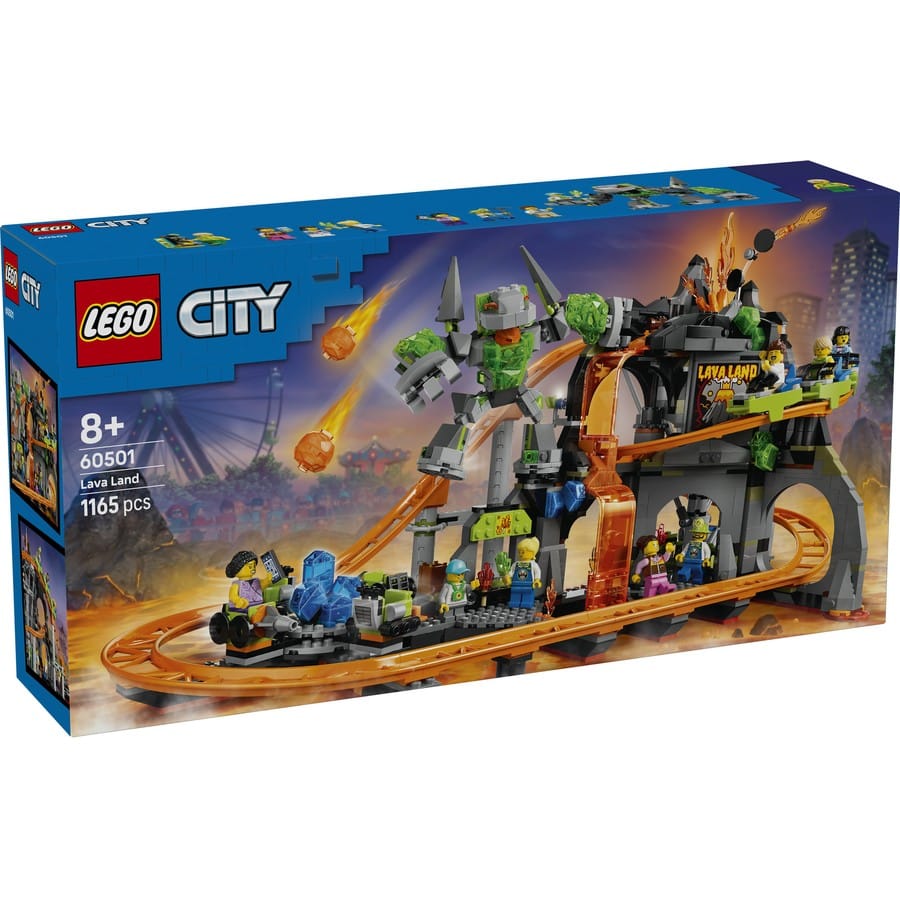 LEGO City - Lava Land Roller Coaster Park [60501]