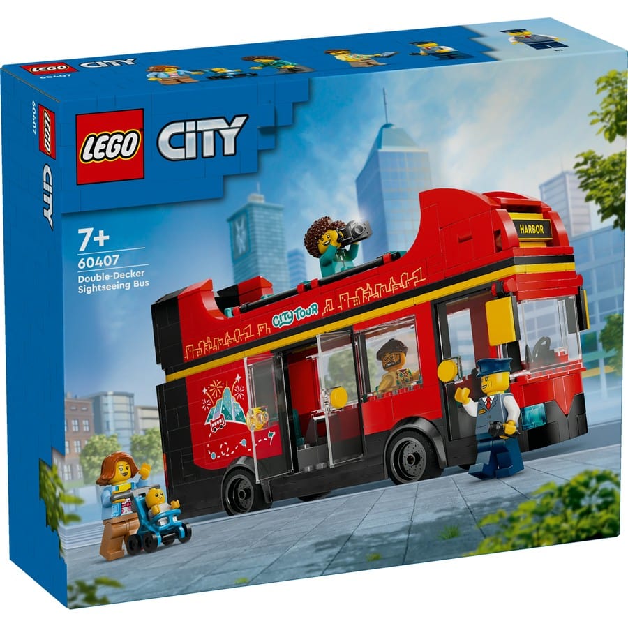 LEGO City - Red Double-Decker Sightseeing Bus [60407]