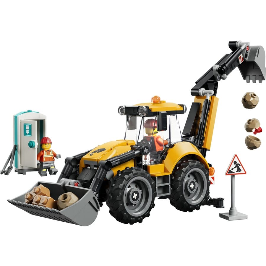 LEGO City - Yellow Backhoe Loader [60480]