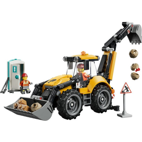 LEGO City - Yellow Backhoe Loader [60480]