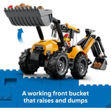 LEGO City - Yellow Backhoe Loader [60480]