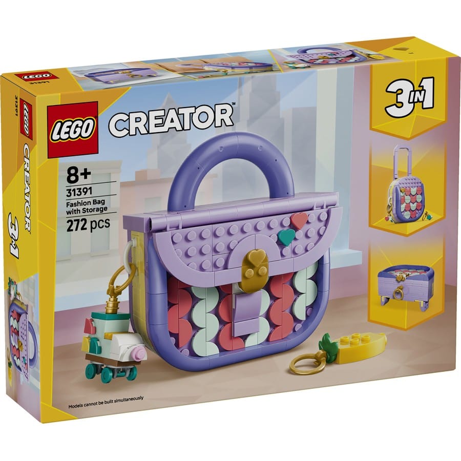 LEGO Creator 3in1 - Art Fashion Bag with Storage [31391]