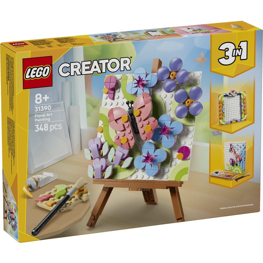 LEGO Creator 3in1 - Floral Art Decor Painting [31390]