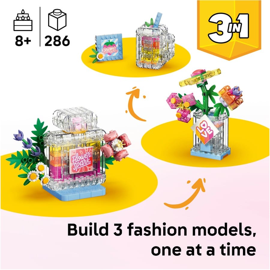 LEGO Creator 3in1 - Floral Decor Perfume Bottle [31383]