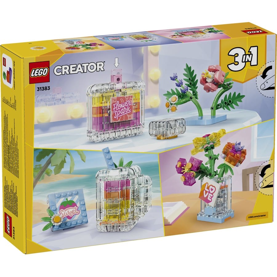 LEGO Creator 3in1 - Floral Decor Perfume Bottle [31383]