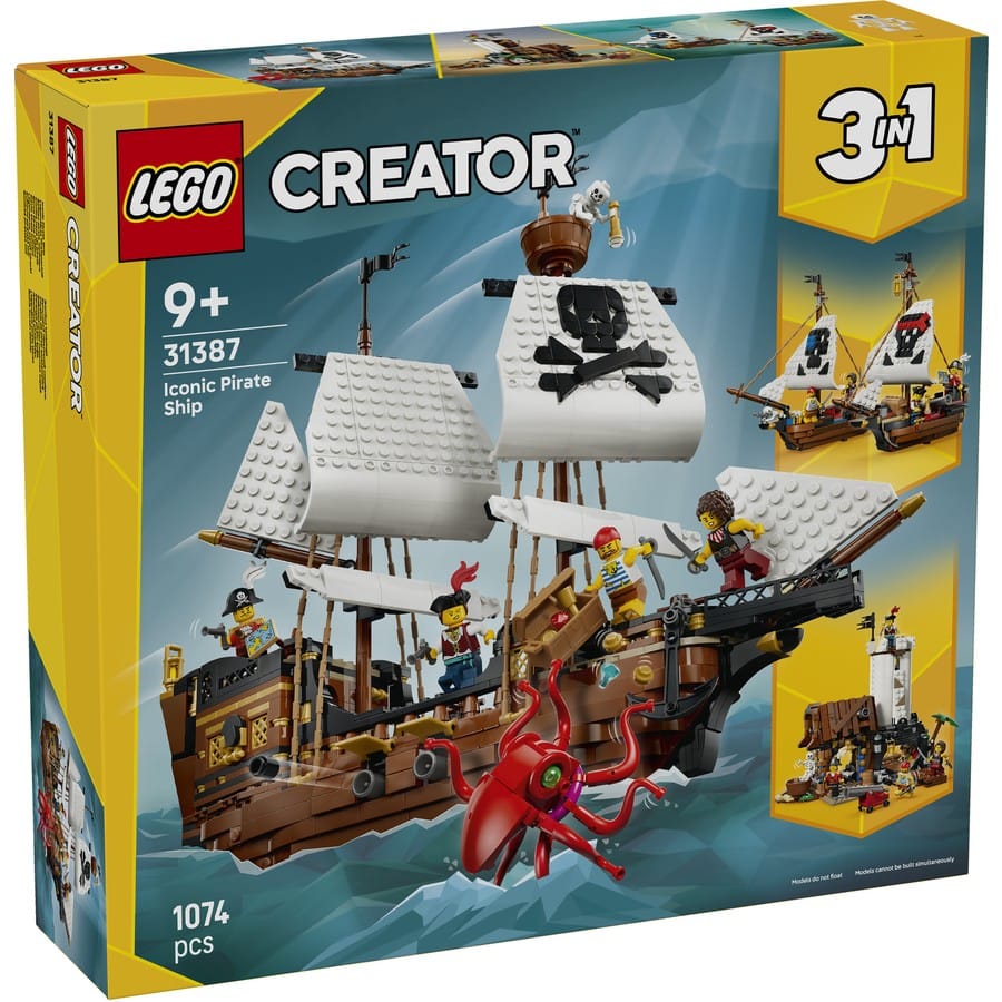 LEGO Creator 3in1 - Iconic Pirate Ship [31387]