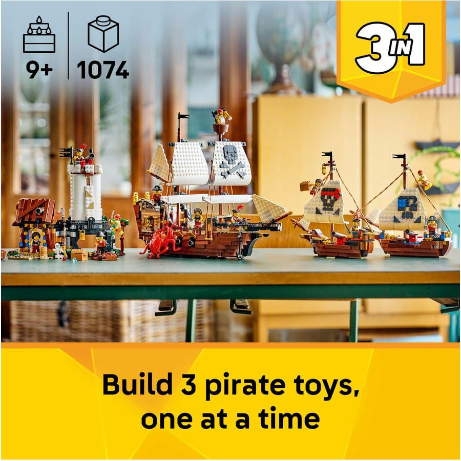 LEGO Creator 3in1 - Iconic Pirate Ship [31387]