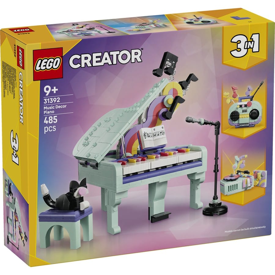 LEGO Creator 3in1 - Music Decor Piano with Cat [31392]