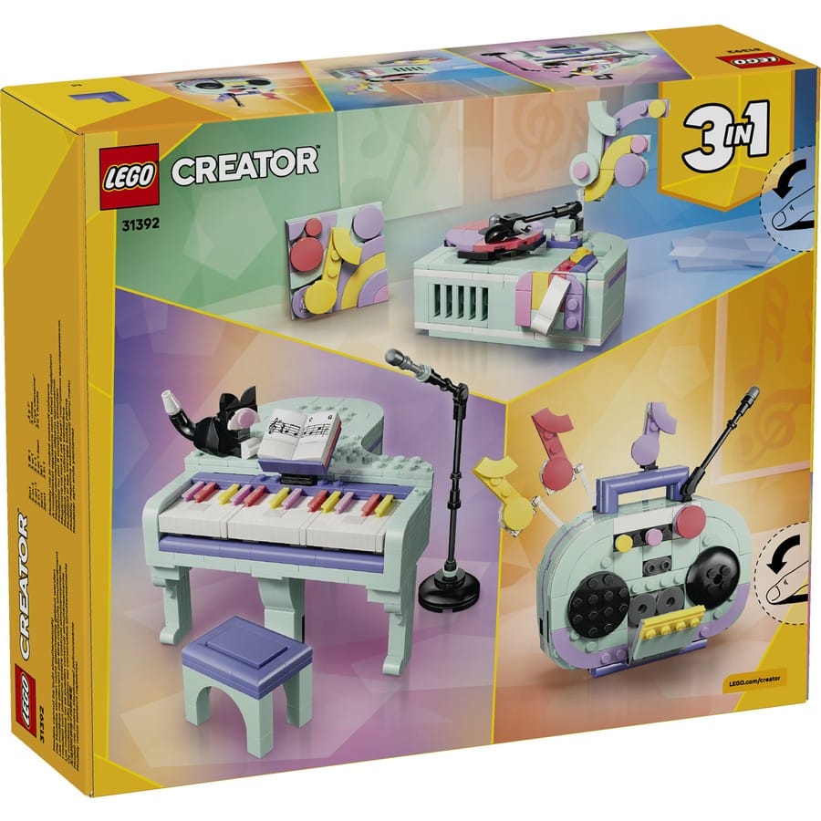 LEGO Creator 3in1 - Music Decor Piano with Cat [31392]