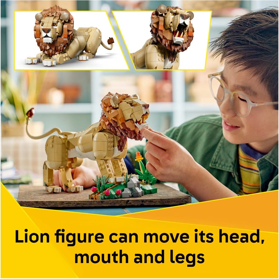 LEGO Creator 3in1 - Wild Animals: Majestic Lion [31386]