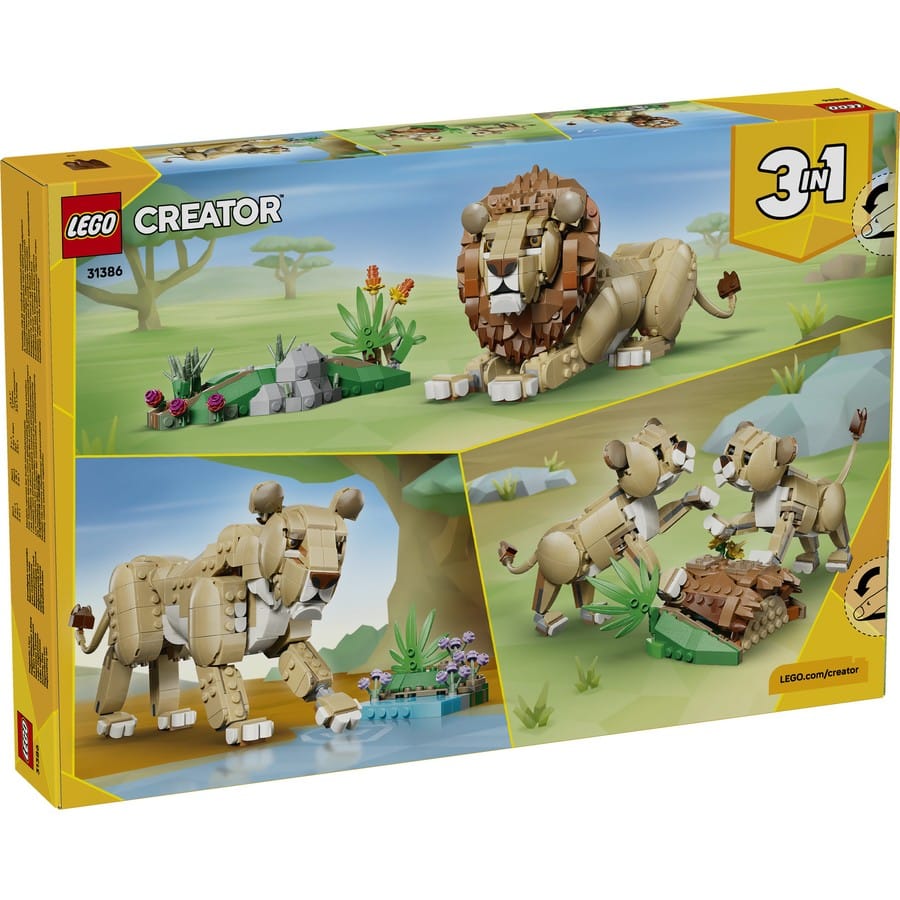 LEGO Creator 3in1 - Wild Animals: Majestic Lion [31386]