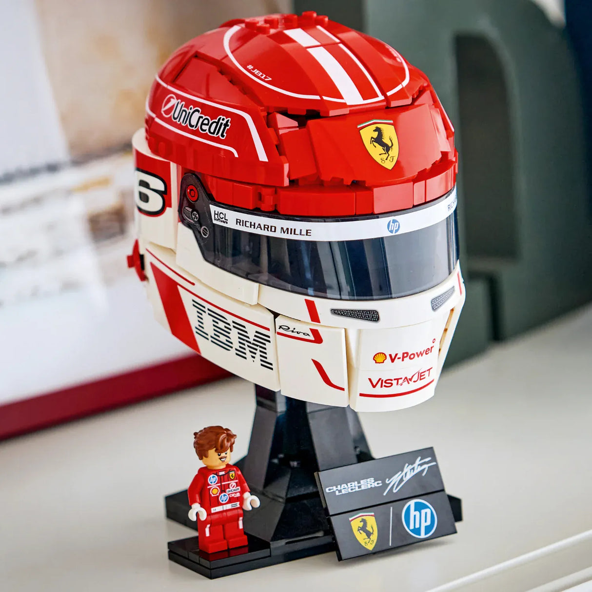 LEGO Editions: Scuderia Ferrari HP Charles Leclerc Helmet [43014]