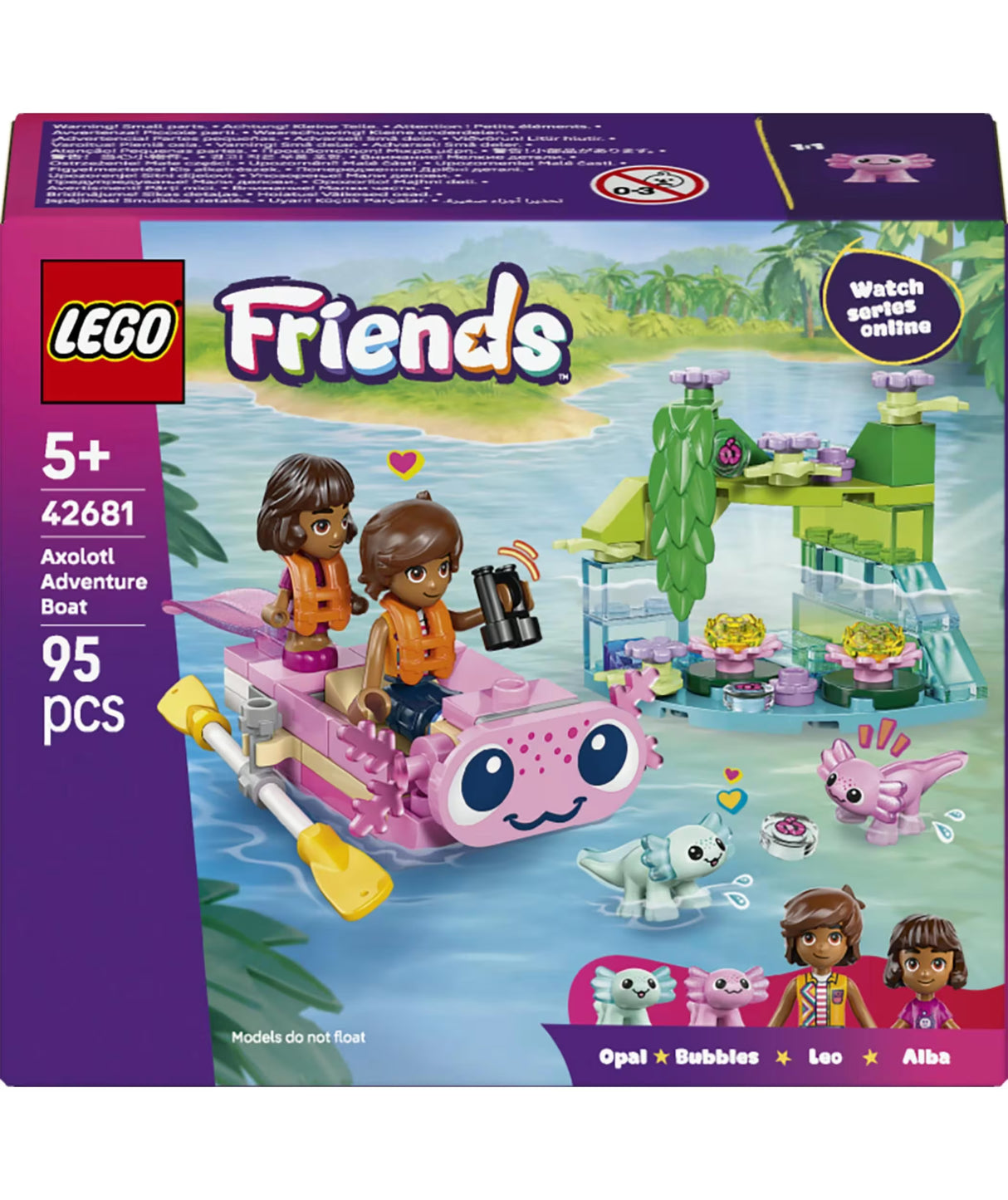 LEGO Friends: Axolotl Adventure Boat [42681]