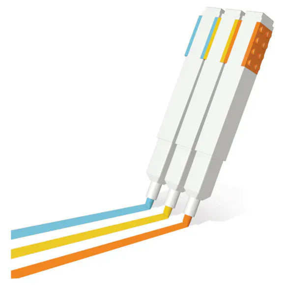 Lego Highlighters - 3 Pack