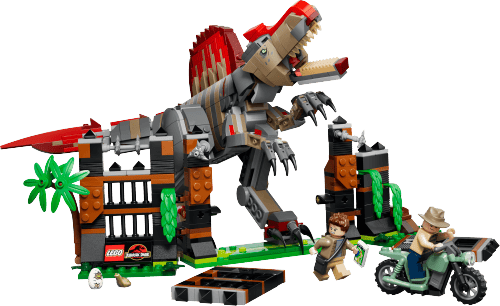 LEGO Jurassic World Spinosaurus Dinosaur Escape 77982 official model image