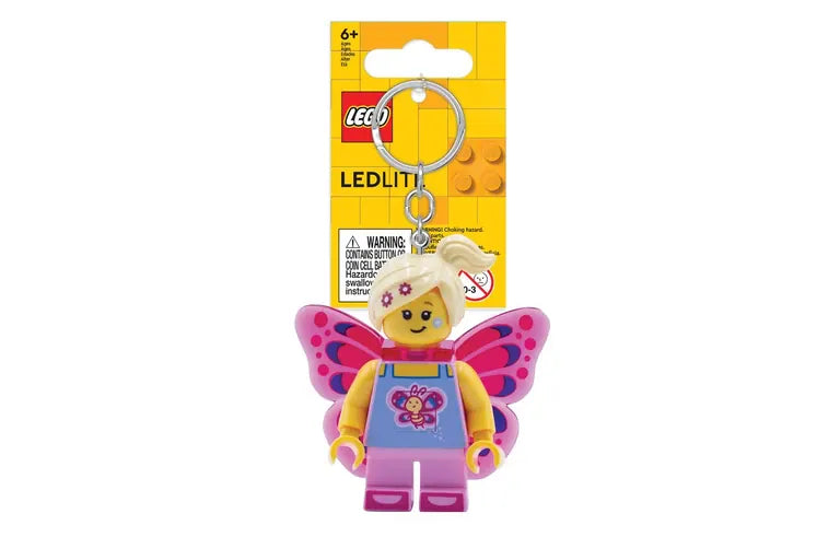 Lego Keychain Light - Butterfly Girl