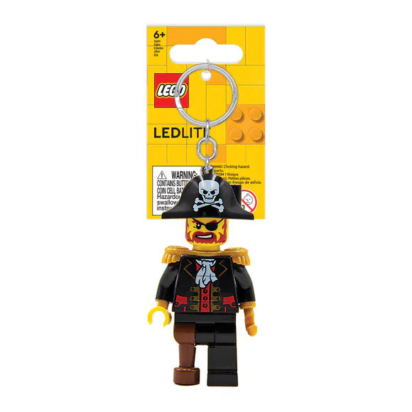 Lego Keychain Light - Captain Brickbeard