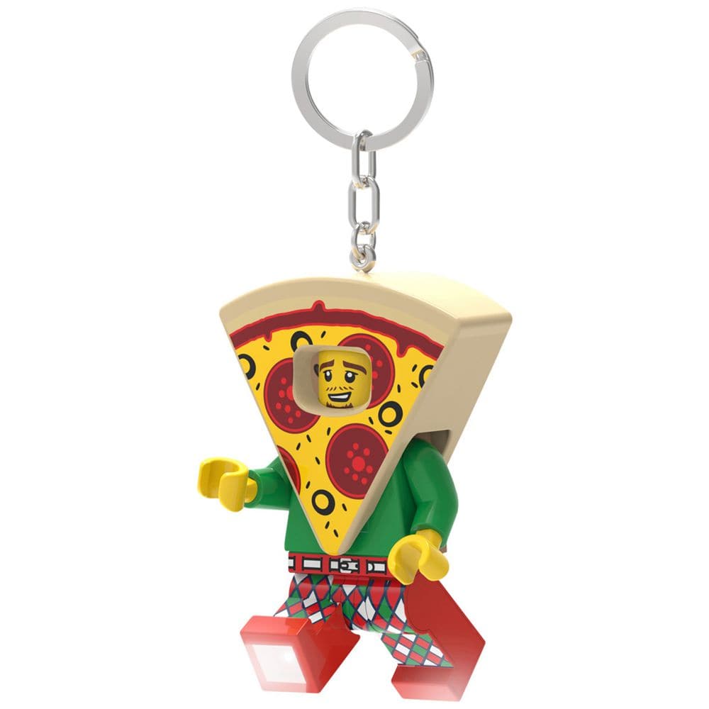 Lego Keychain Light - Pizza Guy