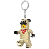 Lego Keychain Light - Pug