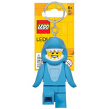 Lego Keychain Light - Shark Suit Guy