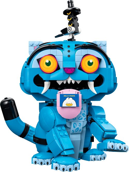 LEGO KPop Demon Hunters Derpy Tiger and Sussie Bird 72537 official model image
