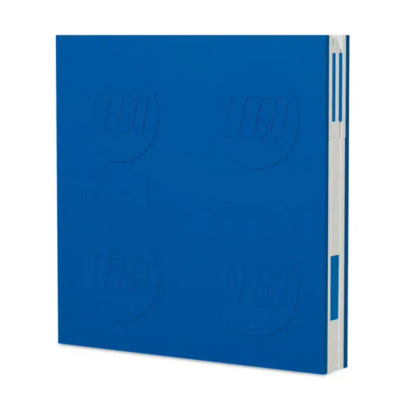 Lego Locking Notebook with Gel Pen - Blue