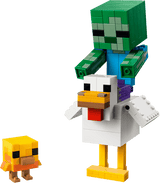 LEGO Minecraft Chicken Jockey 21582 official model image