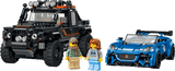 LEGO Speed Champions Jaguar Project 7 and Land Rover Defender 77264 official model image