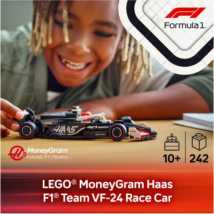 LEGO Speed Champions - MoneyGram Haas F1 Team VF-24 Race Car [77250]
