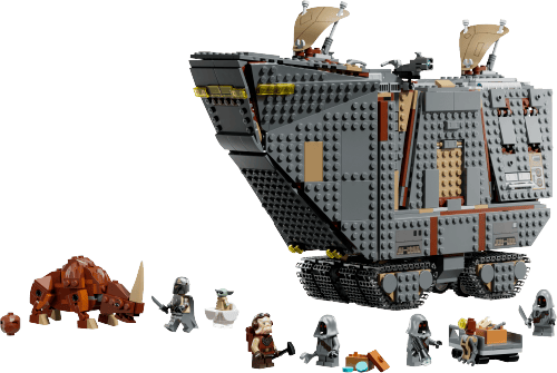LEGO Star Wars Offworld Sandcrawler and Mudhorn 75453 official model image