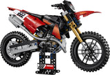 LEGO Technic Ducati Desmo450 MX Factory Motorcycle 42238 front of box