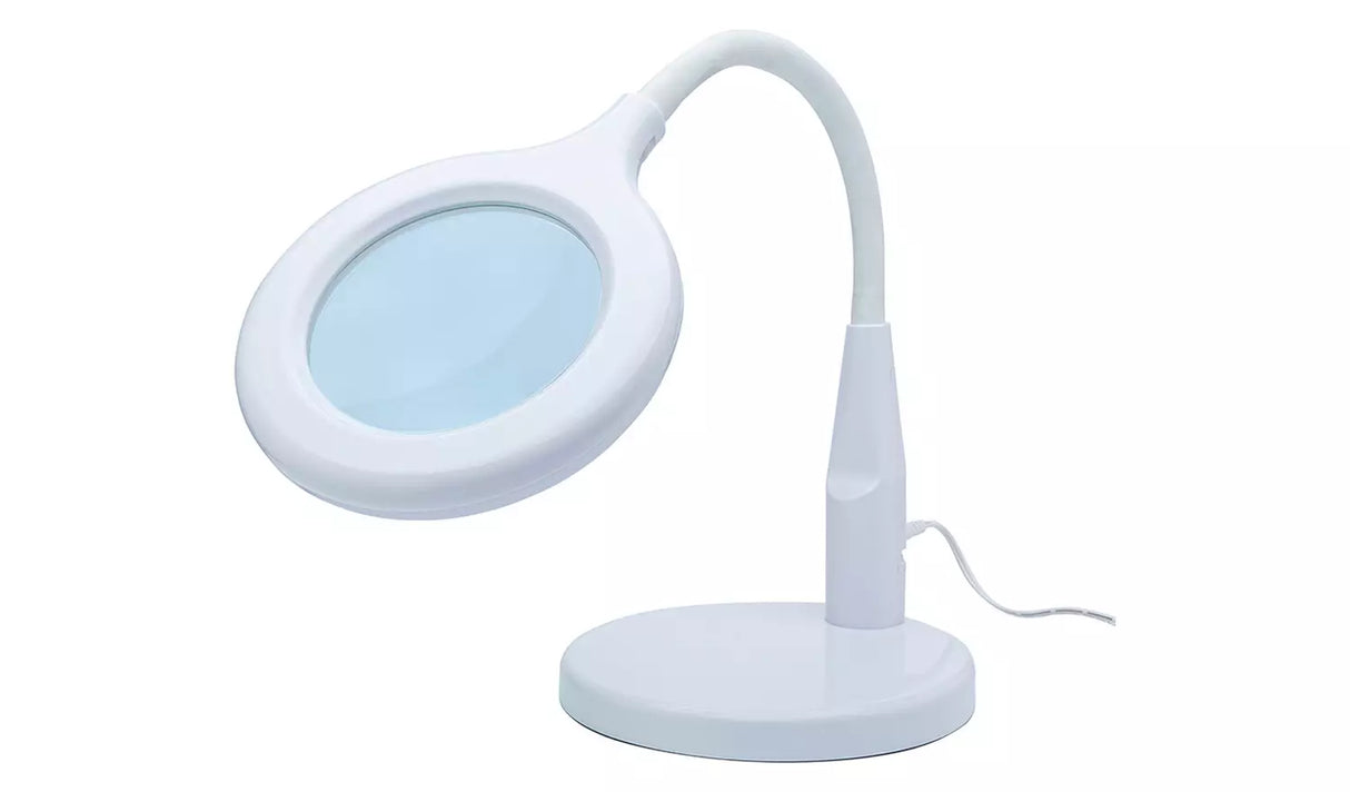 Lightcraft Compact LED Desk Magnifier Lamp