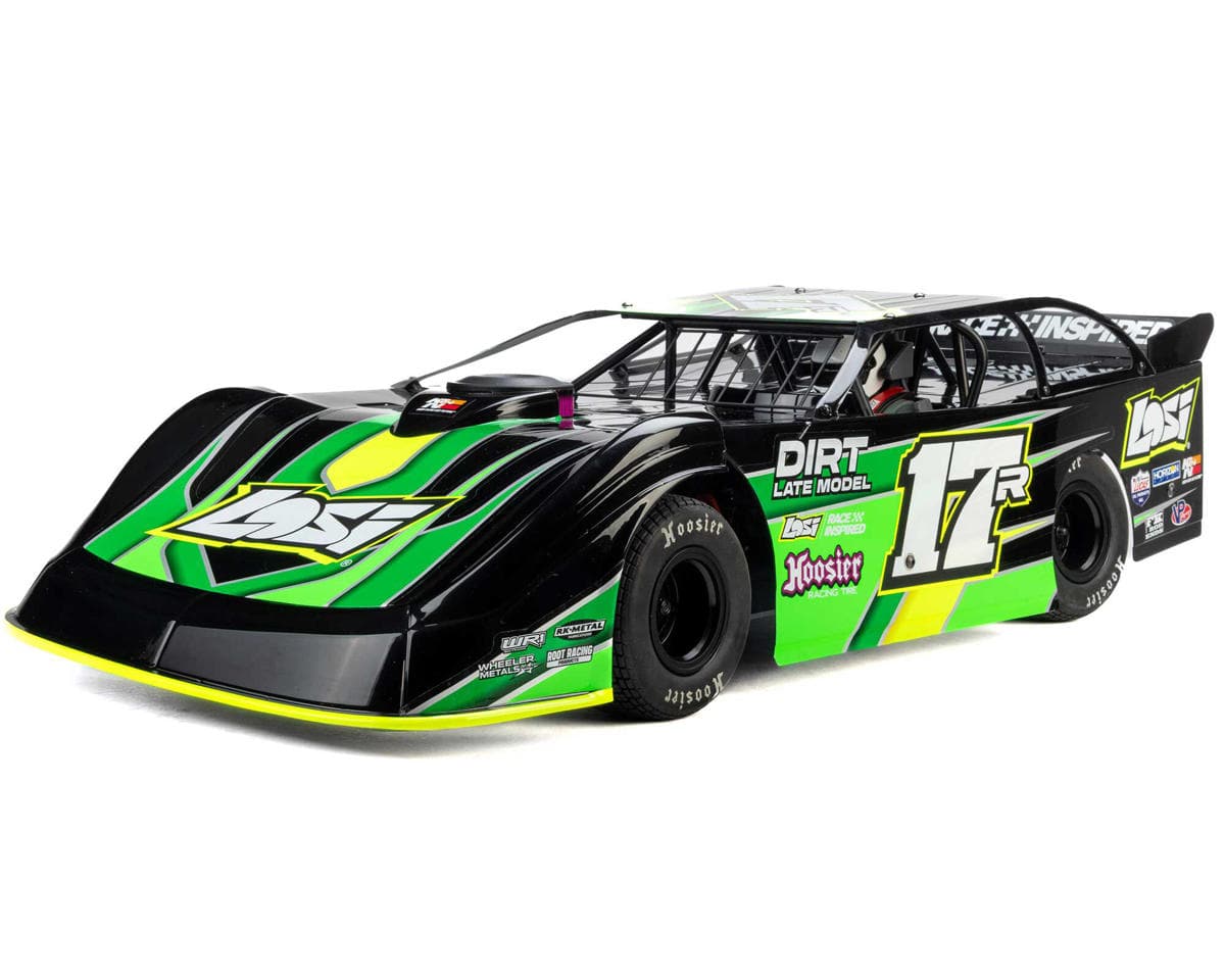 Losi 1/10 22S Dirt Late Model 2WD RTR Dirt Oval RC Car - Green