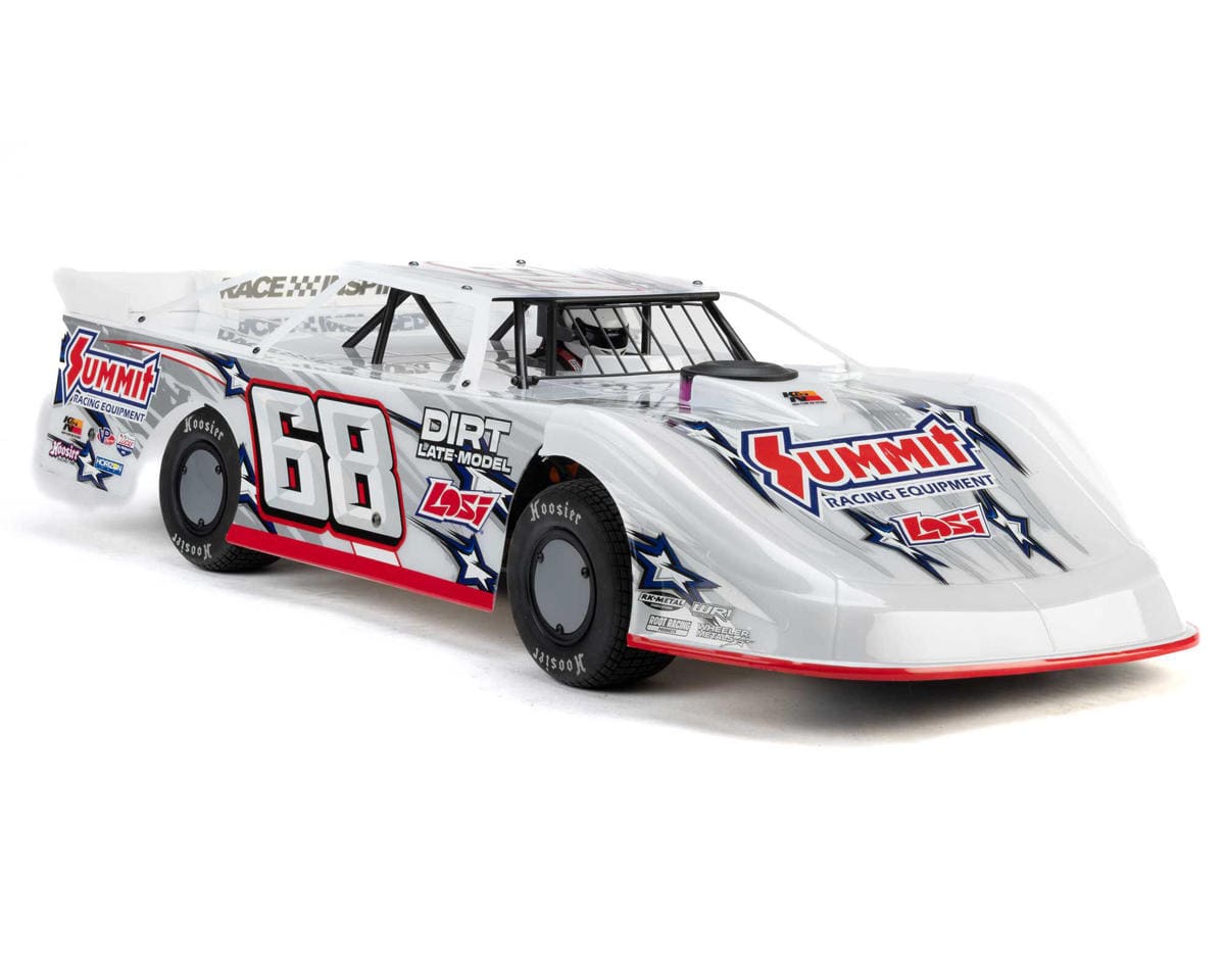 Losi 1/10 22S Dirt Late Model 2WD RTR Dirt Oval Summit Racing - White (Batt & Charger Included)