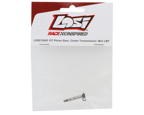 Losi 13T Pinion Gear, Center Transmission, Mini LMT [LOS212045] - Hobbytech Toys