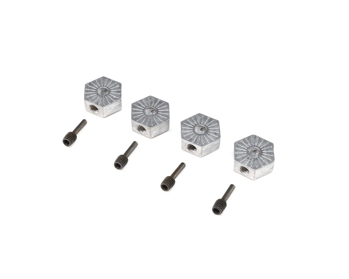 Losi 17mm Hex Adapter with Screw Pin 4pcs LMT LOS242053