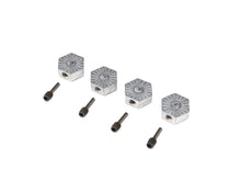 Losi 17mm Hex Adapter with Screw Pin, 4pcs, LMT