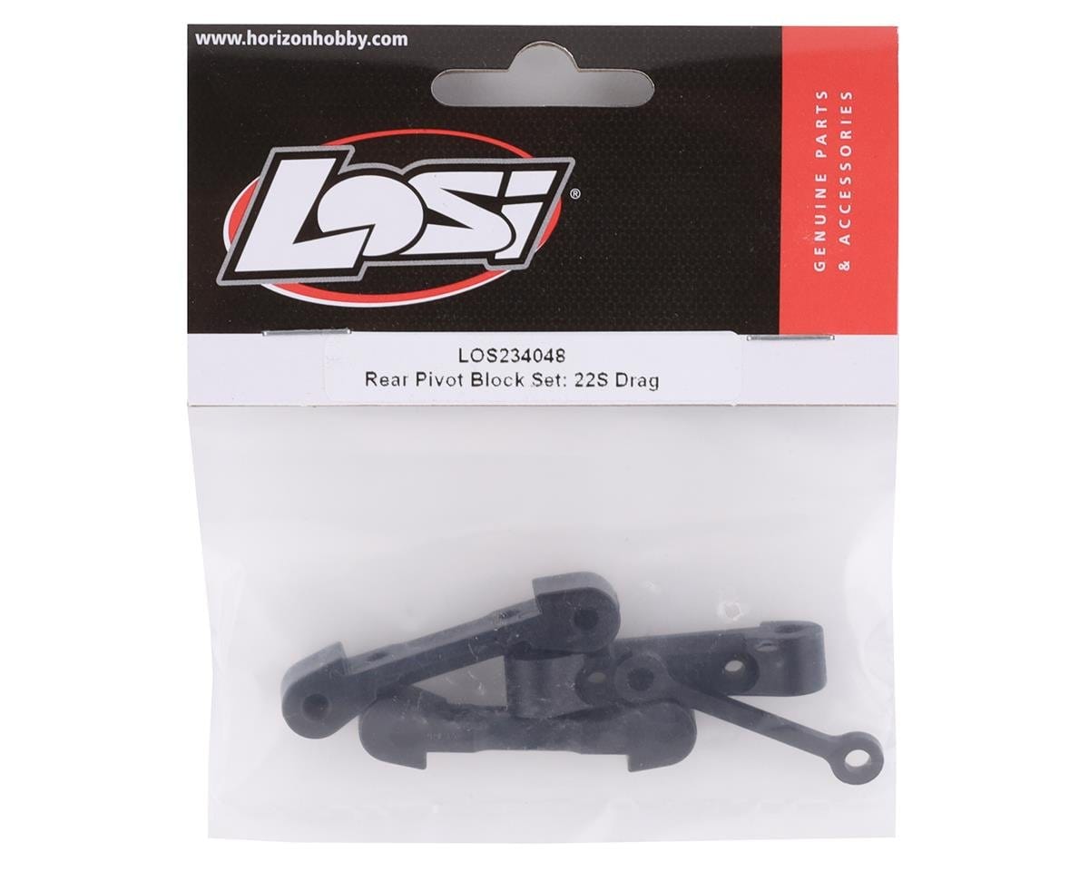 Losi 234048 Rear Pivot Block Set, 22S Drag** - Hobbytech Toys