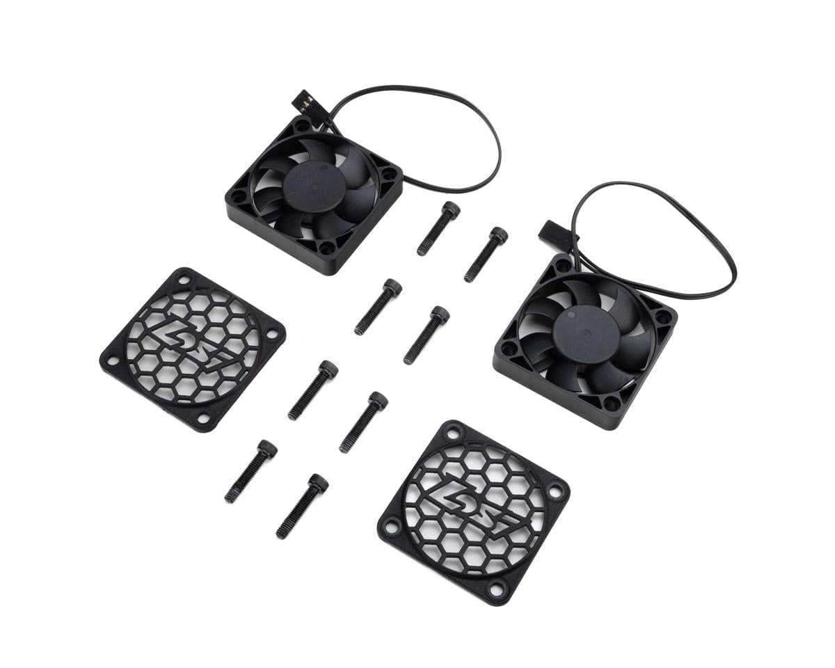 Losi Replacement Cooling Fans with Fan Covers, 2pcs, 5IVE-TE LOS-3765