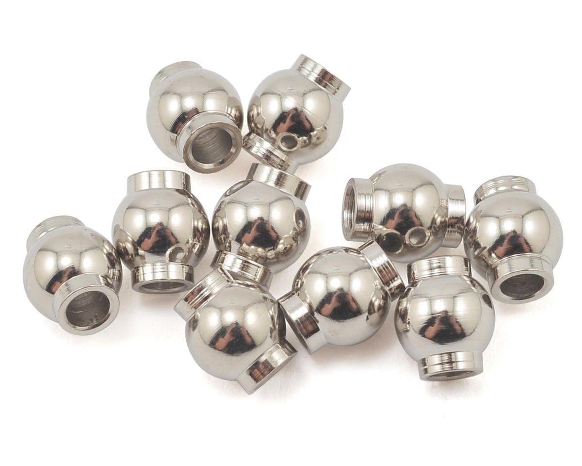 Losi 7mm Steel Pivot Ball Double Boss (10), Baja Rey - genuine Losi product LOS234008