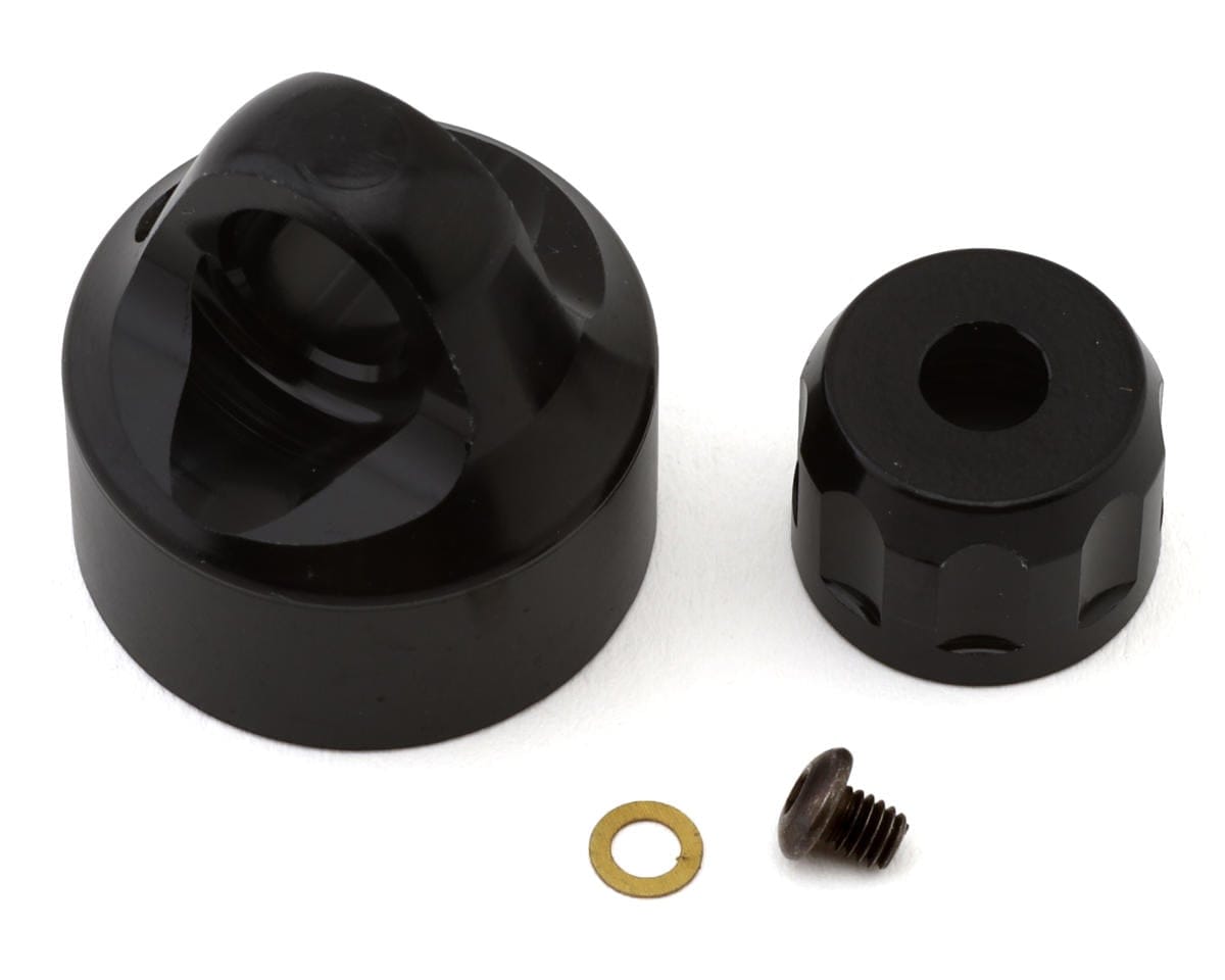 Losi Aluminium Shock Cap Set, Black, ProMoto-MX/SM - genuine Losi product LOS363001