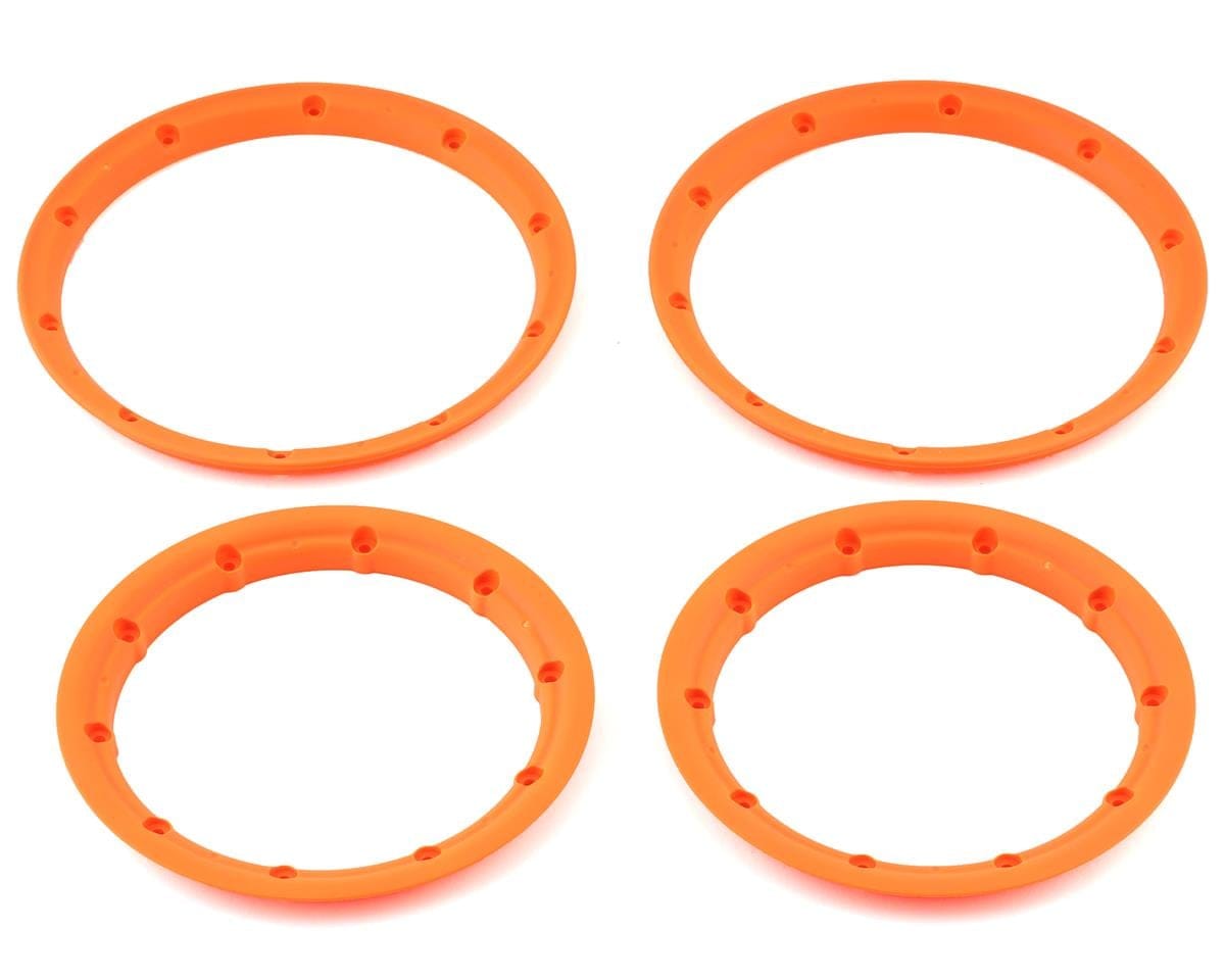 Losi Beadlock Inner and Outer Fluoro Orange , 2pcs, 5T - genuine Losi product LOS45007