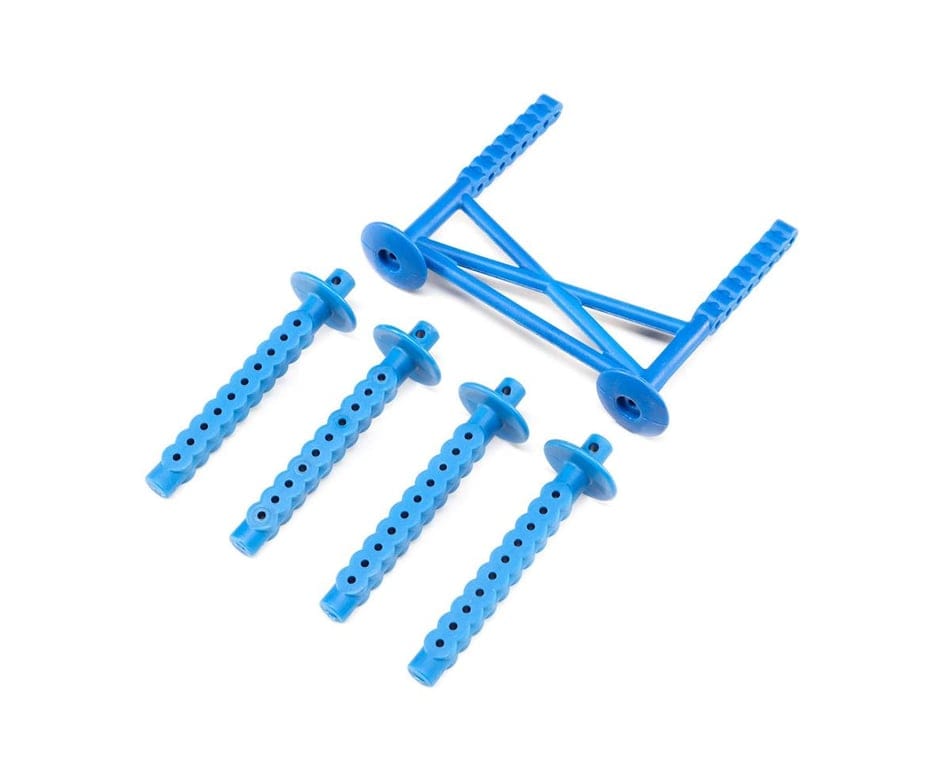 Losi Blue Rear Body Support and Body Posts LMT LOS241051