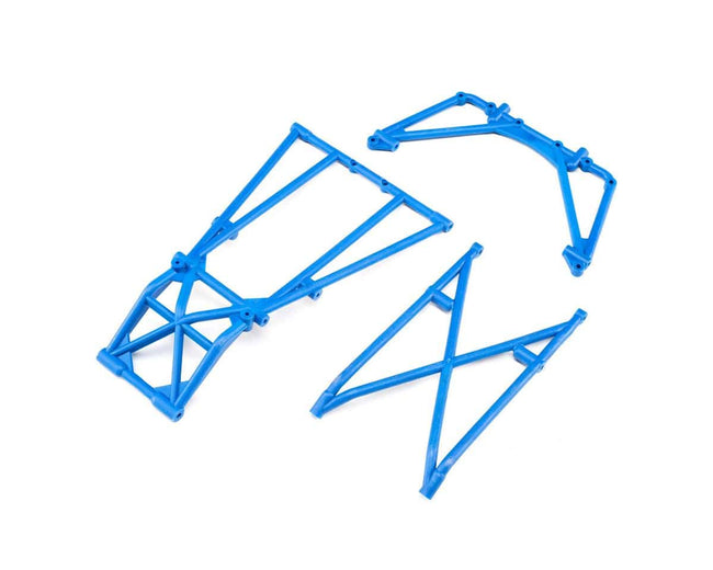Losi Blue Rear Cage and Hoop Bars, LMT