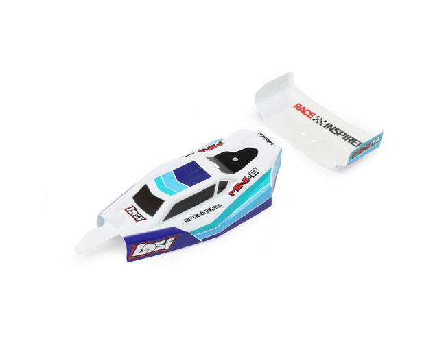 Losi Body and Wing, Blue, Mini-B