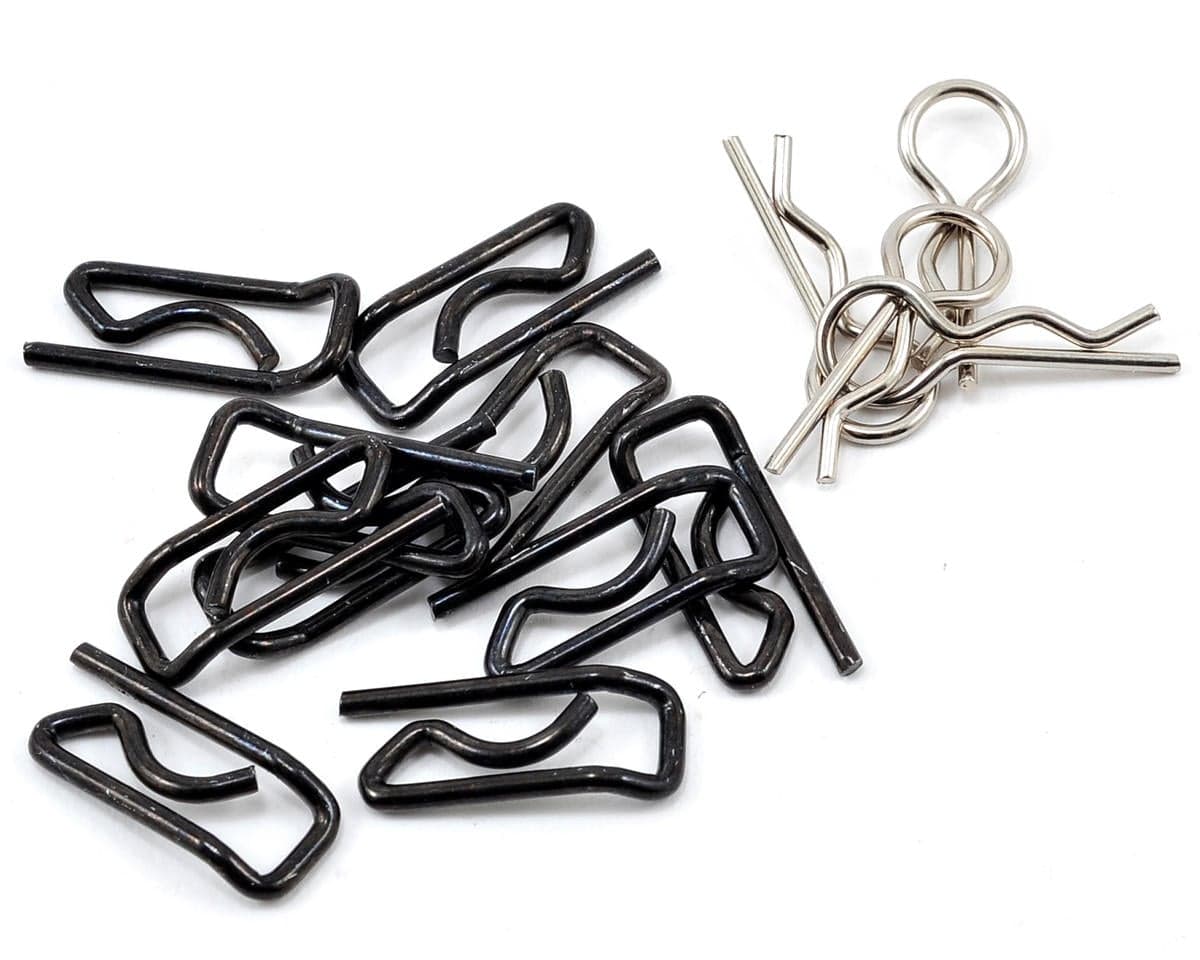 Losi Body Clip Set, 10pcs Large, 4pcs Small, DBXL 2.0 - genuine Losi product LOS256005