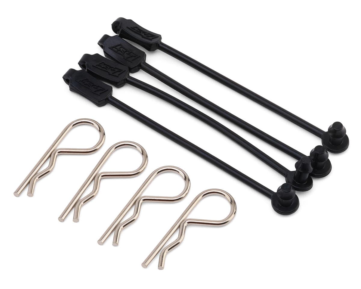 Losi Body Clips and Teather, 5IVE-T 3.0 - genuine Losi product LOS-3638