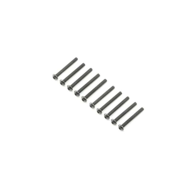 Losi Button Head Screws M3x25mm (10)