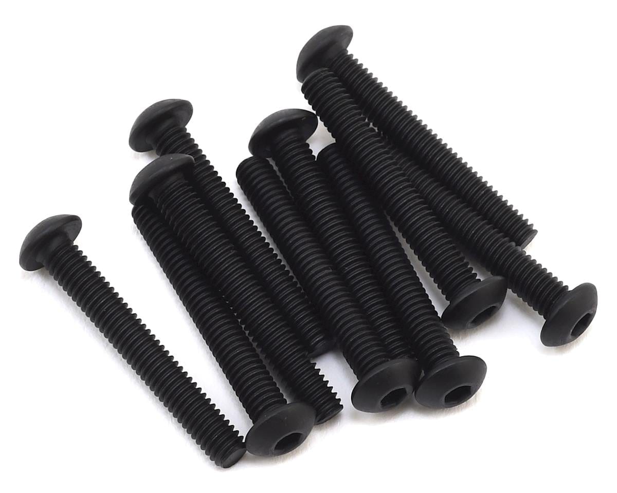 Losi Button Head Screws, Stl, BO, M4 x 30mm (10) - genuine Losi product LOS255011