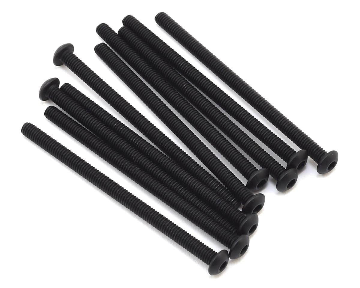 Losi Button Head Screws, Stl, BO, M4 x 65mm (10) - genuine Losi product LOS255013